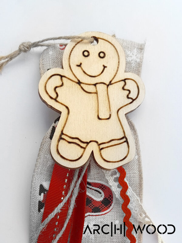 Ξύλινο διακοσμητικό -GINGER BREAD MAN - Image 2